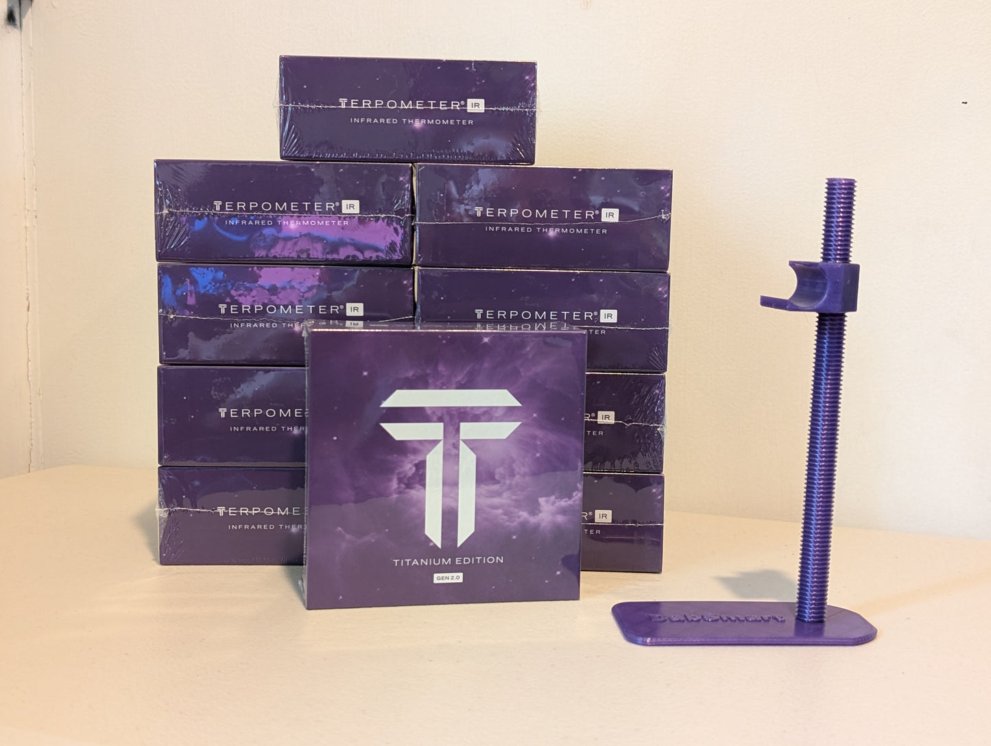 Terpometer Infrared Titanium Edition Granddaddy Purple Gen 2.0 / DabSmart Adj. Stand